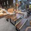 Set Kursi Makan Meja Kayu Trembesi