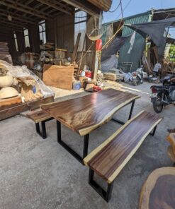Set Kursi Makan Meja Kayu Trembesi