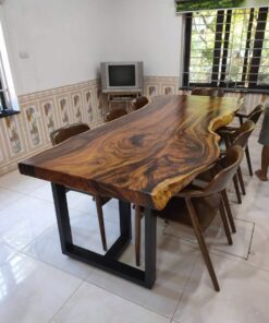 Meja Solid Kayu Trembesi Murah