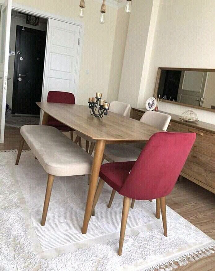 Set Meja Makan Modern Murah