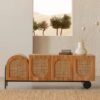 Credenza Kayu Minimalis Jati