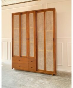 Jual Lemari Pakaian Rotan Harga Murah