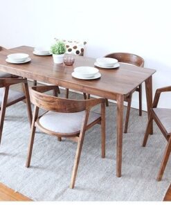 Set Meja Kursi Cafe Sandaran Lengkung