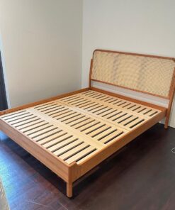 Tempat Tidur Rotan Jati Minimalis