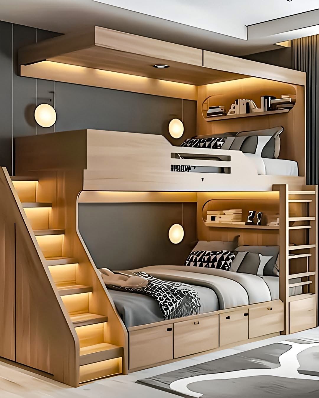 Tempat Tidur Anak Tingkat Minimalis