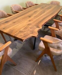 Set Meja Rapat Kayu Jati K8