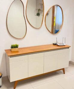 Set Sofa Tamu Kerang Kaki Besi