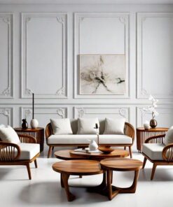 Set Kursi Tamu Vintage Kayu Jati