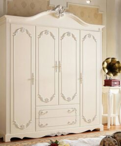 Lemari Pakaian Ukir Minimalis Modern