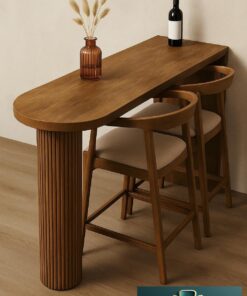 Kursi Bar Stool Kayu Jati Modern