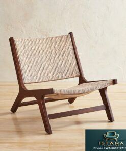 Lounge Chair Kursi Santai Anyaman Rotan