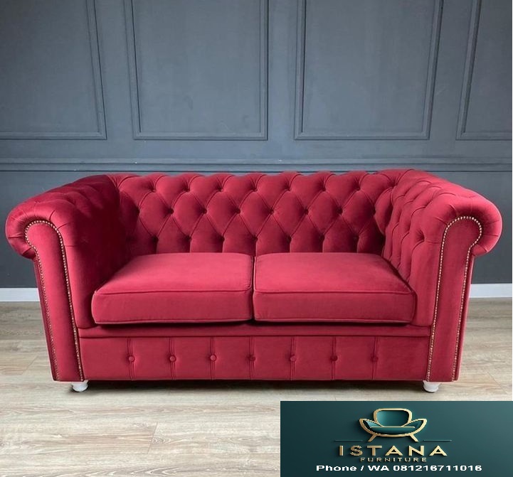 Sofa Tamu Minimalis Chesterfield