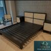 Set Dipan Minimalis Rotan 2 Nakas Bedside