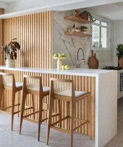 Set Kursi Bar Kayu Jati Solid Jepara