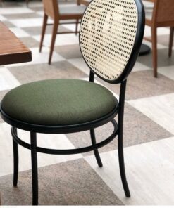 Kursi Cafe Rotan Oval Minimalis