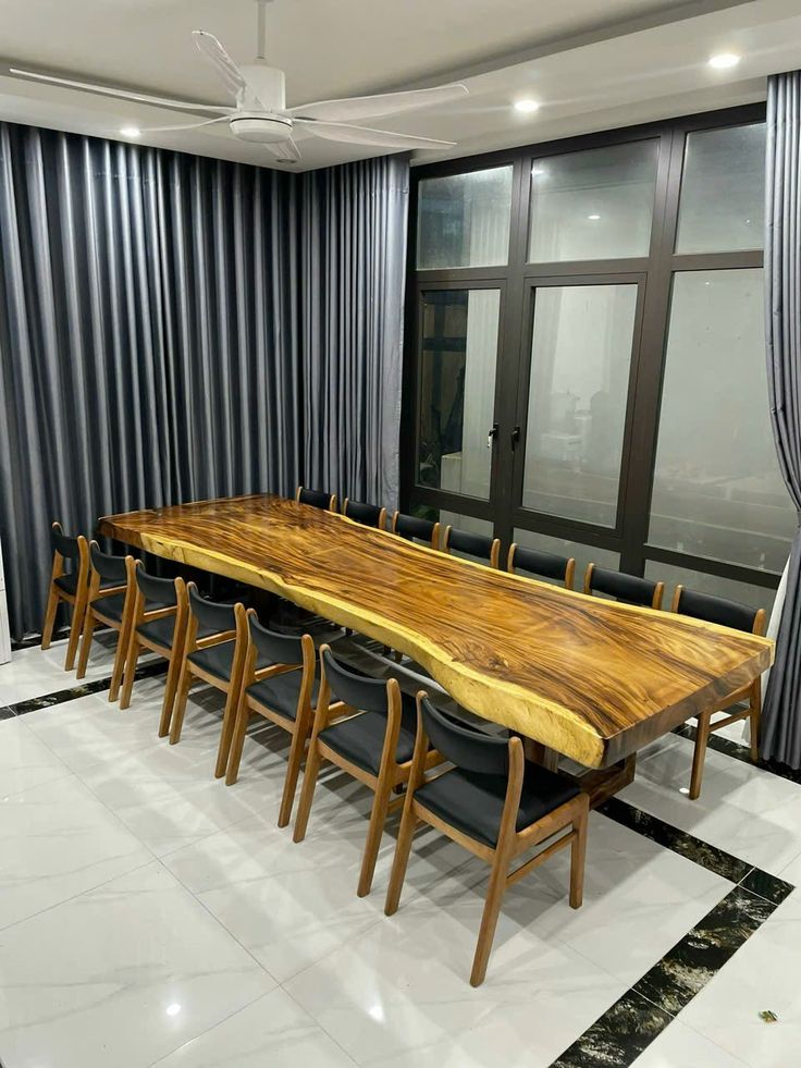 Set Meja Makan Trembesi Solid