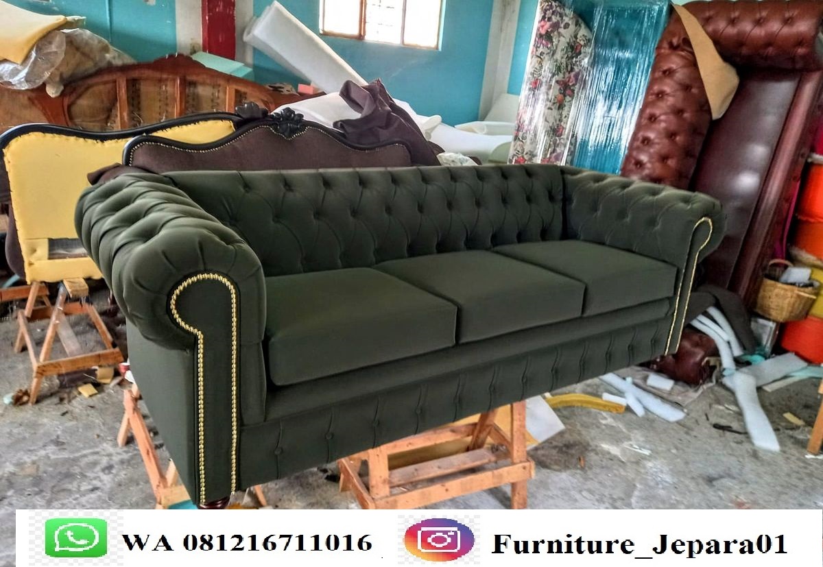 Jual Sofa Tamu Chesterfield Harga Terbaik