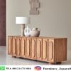 Bufet Ruang Tamu Modern Kayu Jati Solid