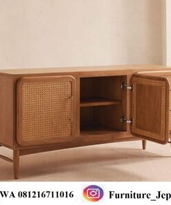 Jual Kabinet TV Anyaman Rotan