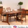 Jual Set Meja Makan Jati Vintage Minimalis