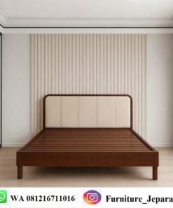 Dipan Jati Minimalis Modern Upholstered Headboard