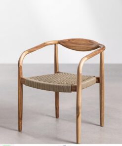 Kursi Makan Cafe Anyaman Tali Lum