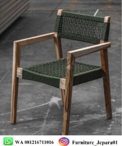 Rope Dinning Chair Kursi Cafe Anyaman Tali