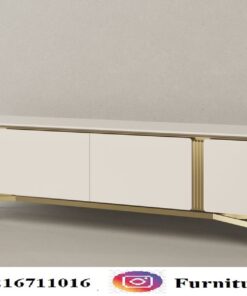 Meja TV Stainless Modern Model Minimalis Terbaru