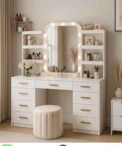 Jual Meja Rias Duco Putih Model Minimalis