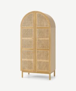 Lemari Retro Rotan Lengkung