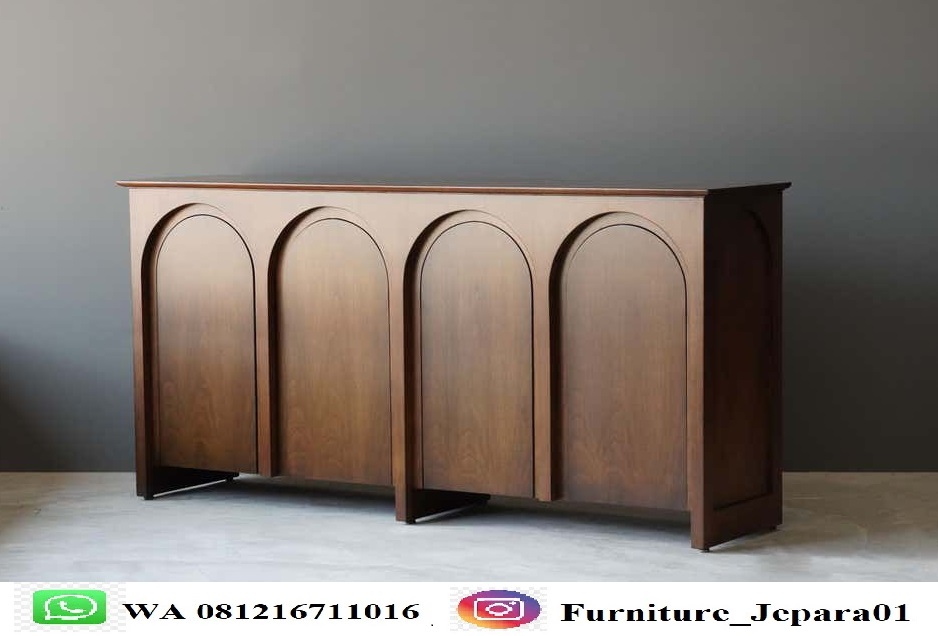 Cabinet Credenza Jati Mid Century Kontemporer
