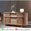 Bufet Kayu Jati Jepara Salur Rotan