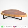 Suar Wood Slab Coffe Table