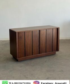 Lemari Kabinet Kayu Jati Minimalis Modern